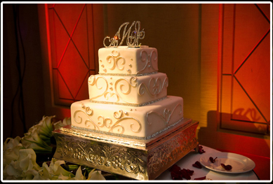 Event Lighting Wedding Cake